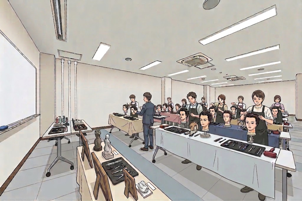 椿の部屋 美容師研修での活用イメージ